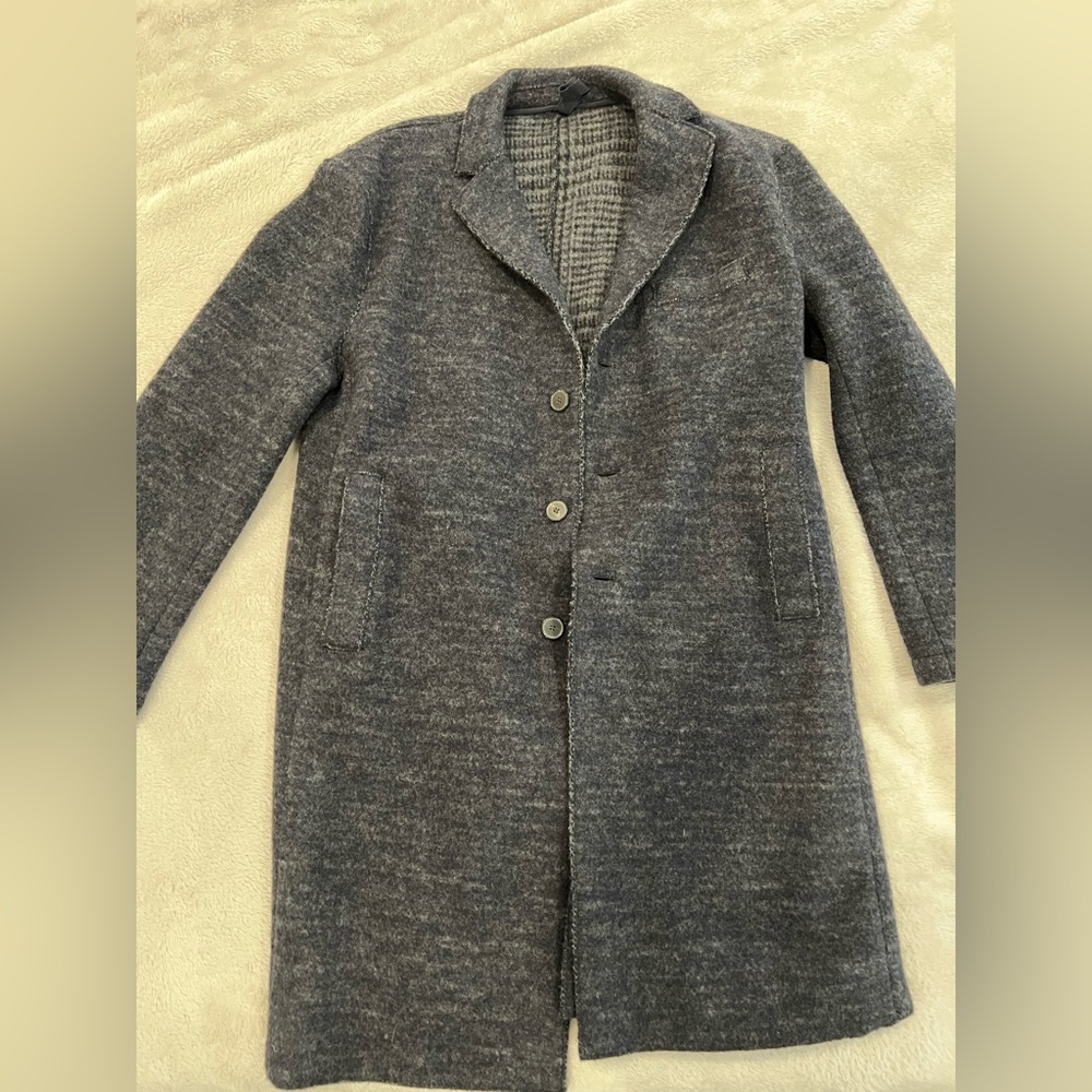 Harris Wharf London Boxy Coat Wool